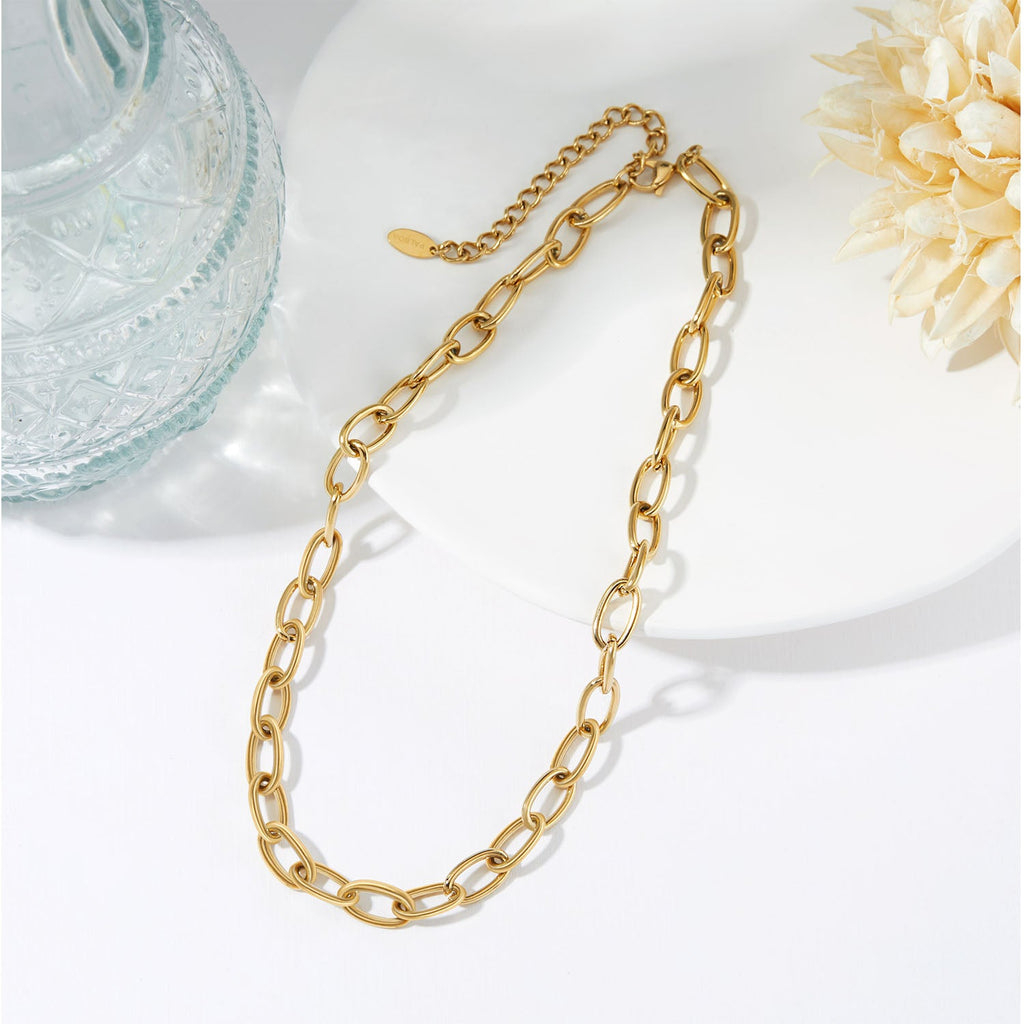Bold Paperclip Link Chain Necklace