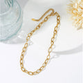 Bold Paperclip Link Chain Necklace