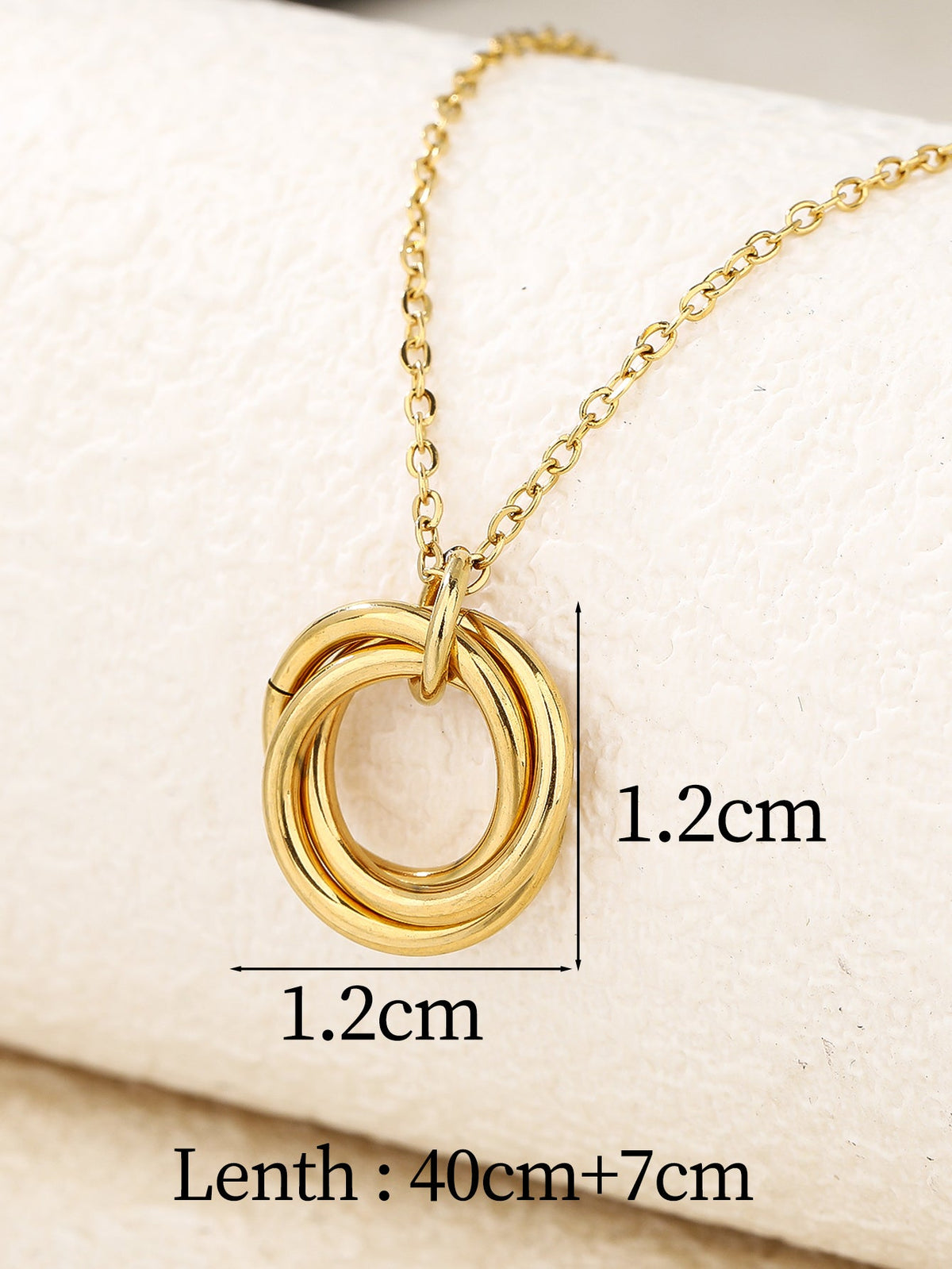 Compact Ring Holder Pendant Necklace