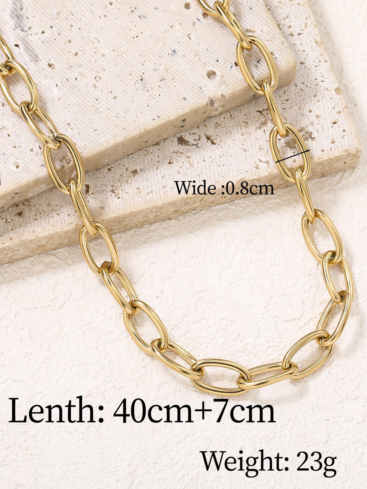 Bold Paperclip Link Chain Necklace