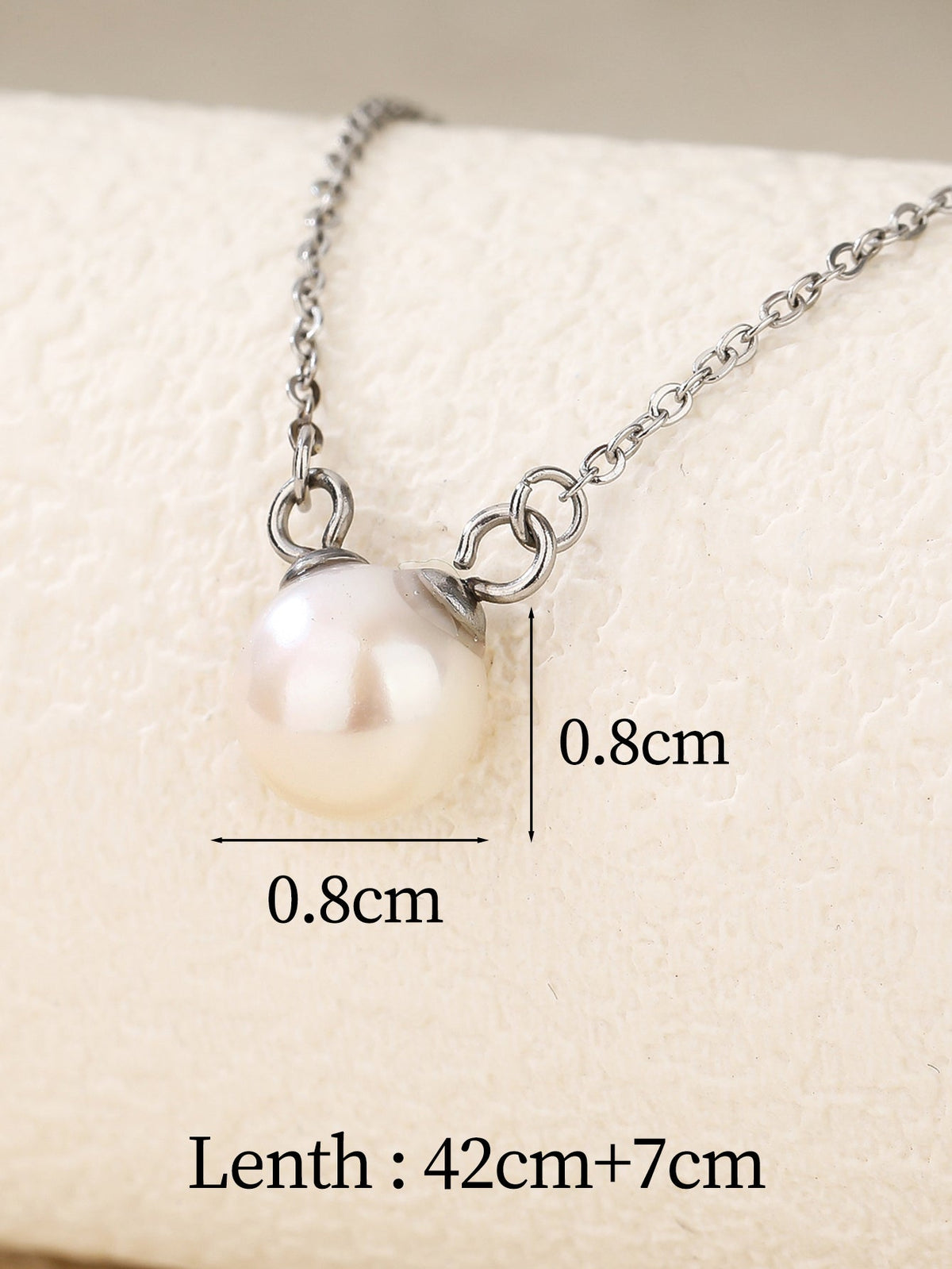 8mm Freshwater Pearl Chain Necklace