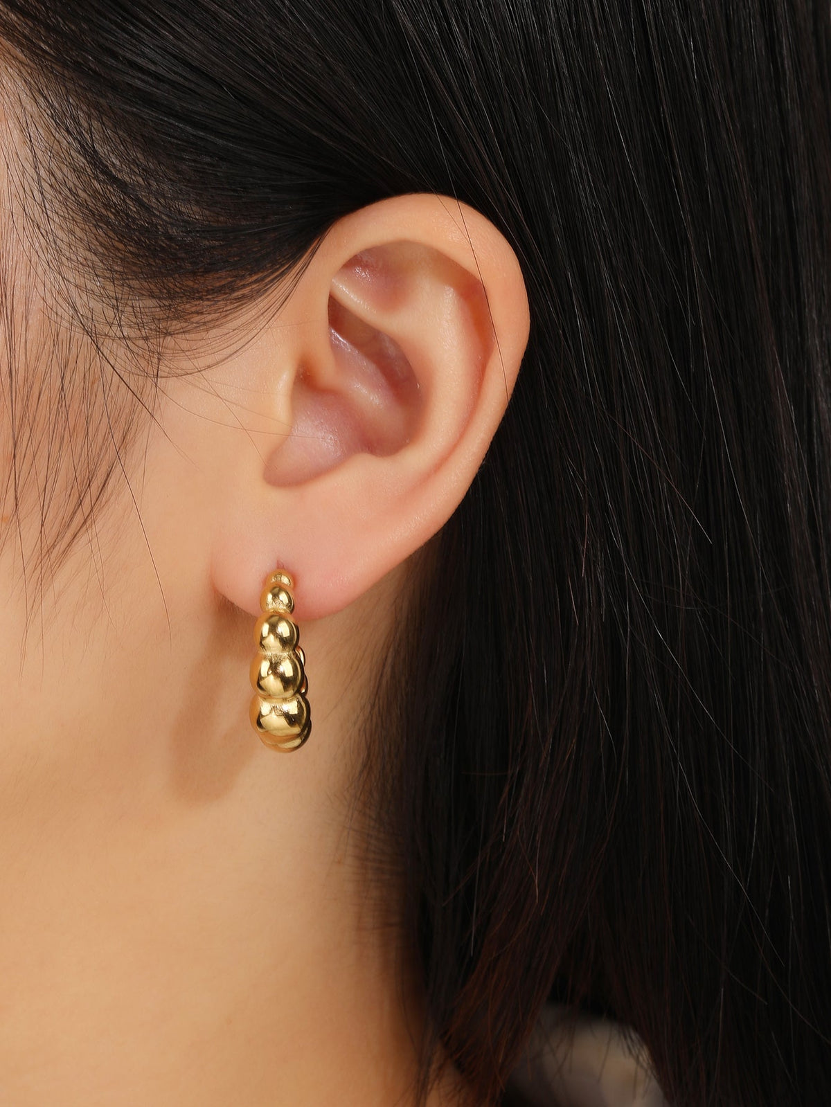 Dainty Open Hoop Earrings, Everyday 2.6cm Essential
