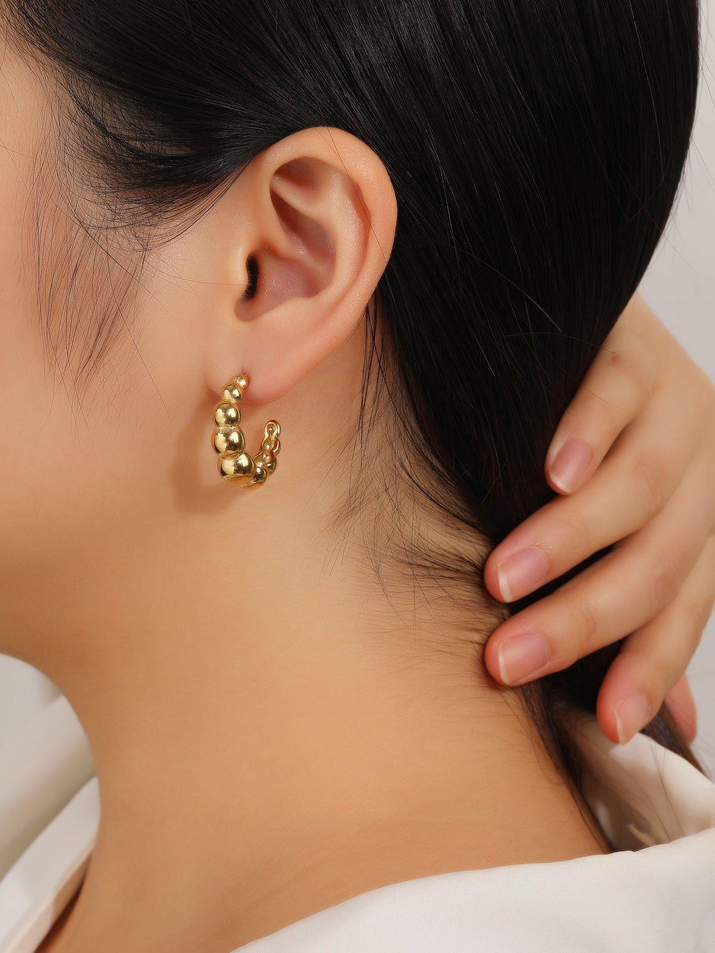 Dainty Open Hoop Earrings, Everyday 2.6cm Essential