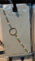 Rainbow Bead Circle Bracelet - D-bracelets-0035