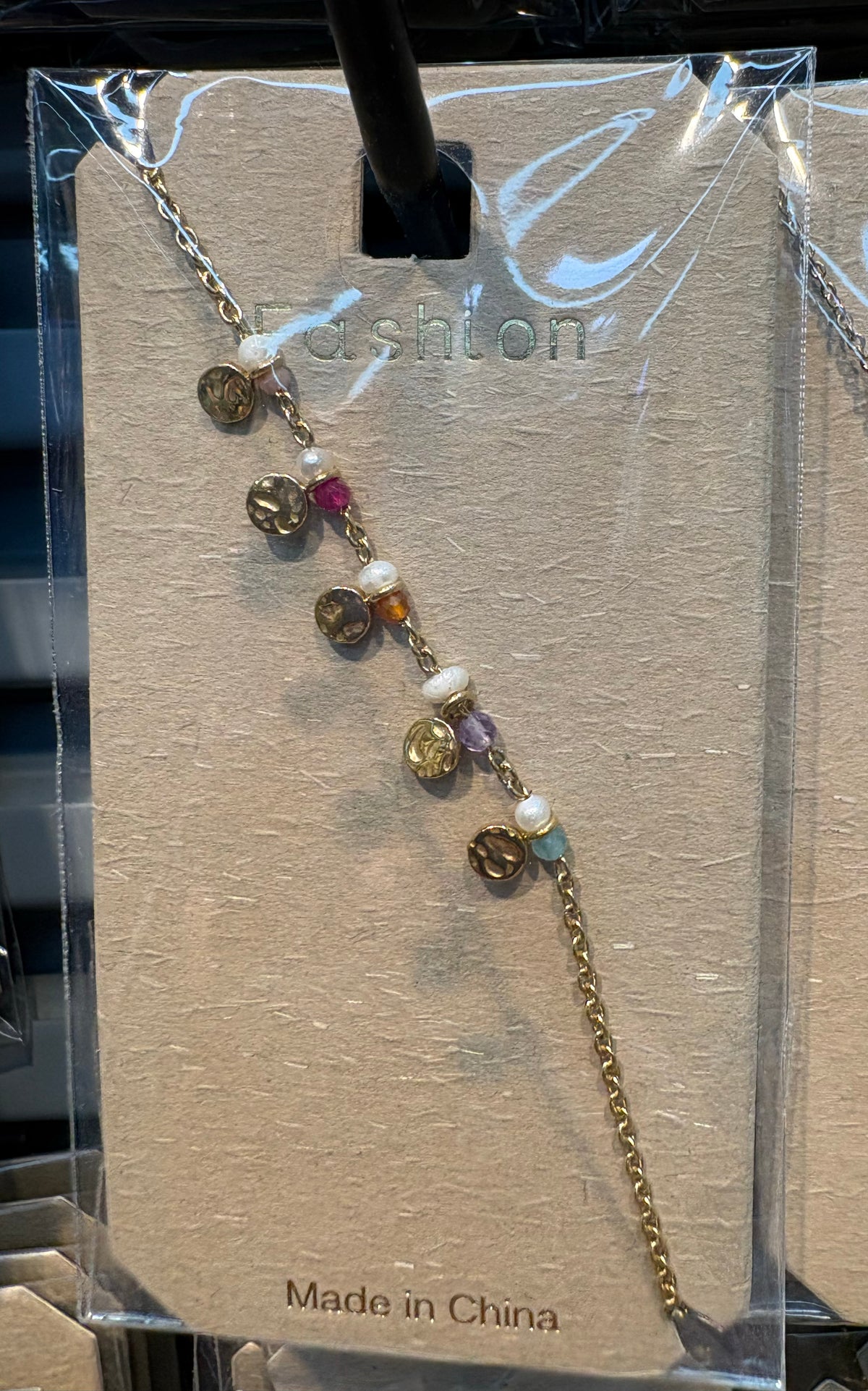 Multicolor Crystal Charm Bracelet - D-bracelets-0049