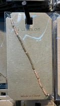 Two Tone Beaded Chain Bracelet - D-bracelets-0063