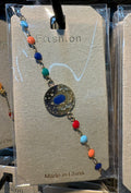 Multicolor Sun Medallion Bracelet - D-bracelets-0068