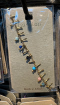 Multicolor Bead Fringe Bracelet - D-bracelets-0077