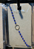 Blue Bead Small Circle Bracelet - D-bracelets-0086