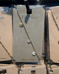 Disc Charm Chain Bracelet - D-bracelets-0131