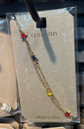 Colorful Star Double Chain Bracelet - D-bracelets-0169