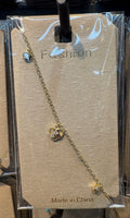 Dainty Clover Station Bracelet - D-bracelets-0171