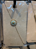 Turquoise Medallion Bracelet - D-bracelets-0177