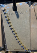 Blue Bead Fringe Bracelet - D-bracelets-0209