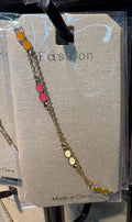 Warm Color Double Chain Bracelet - D-bracelets-0285