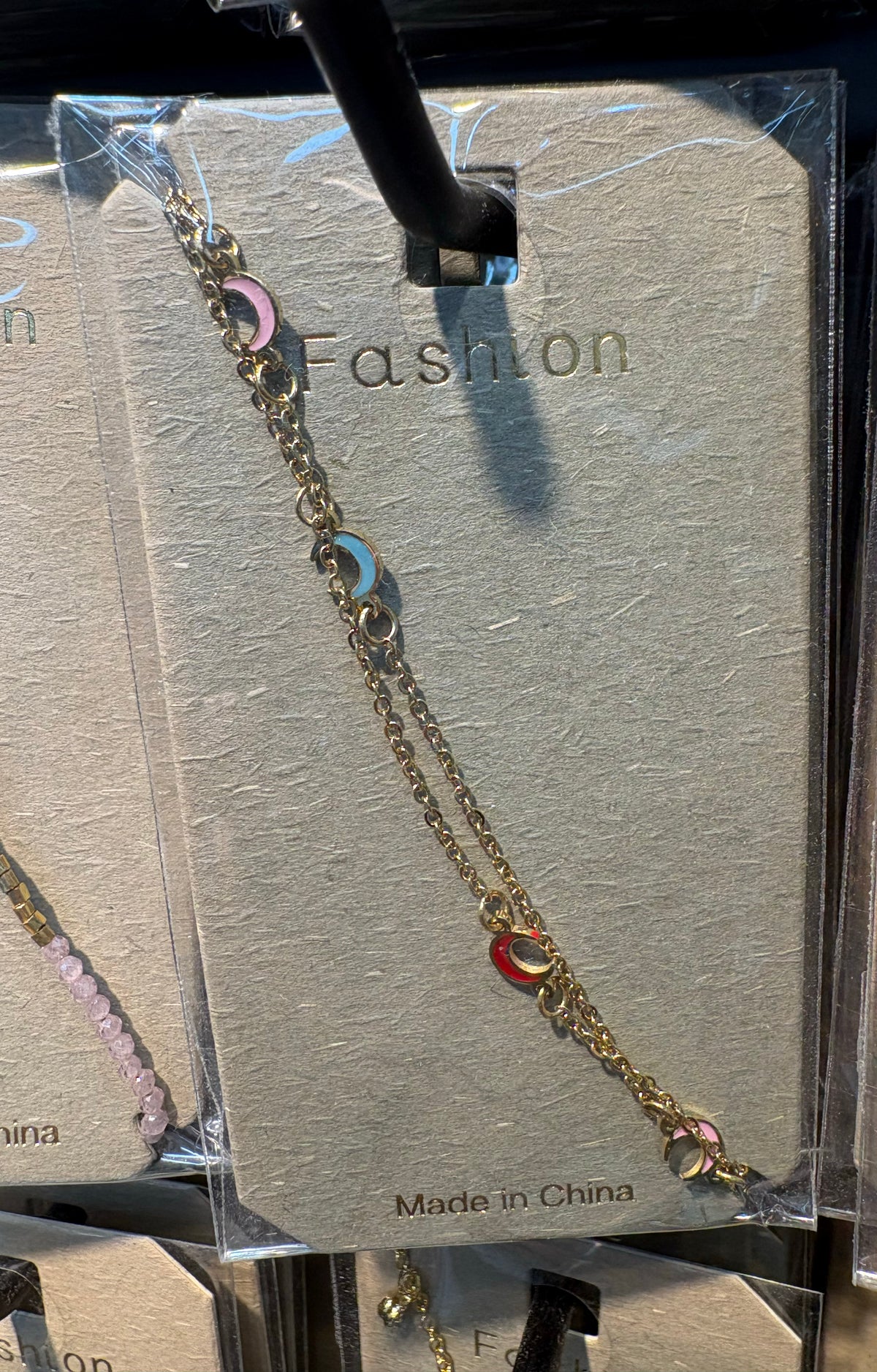 Colorful Crystal Double Chain Bracelet - D-bracelets-0286
