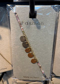 Disc Dangle Bead Bracelet - D-bracelets-0299