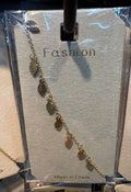 Leaf Dangle Chain Bracelet - D-bracelets-0300