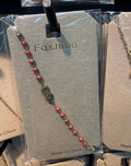 Pink Bead Dark Charm Bracelet - D-bracelets-0301