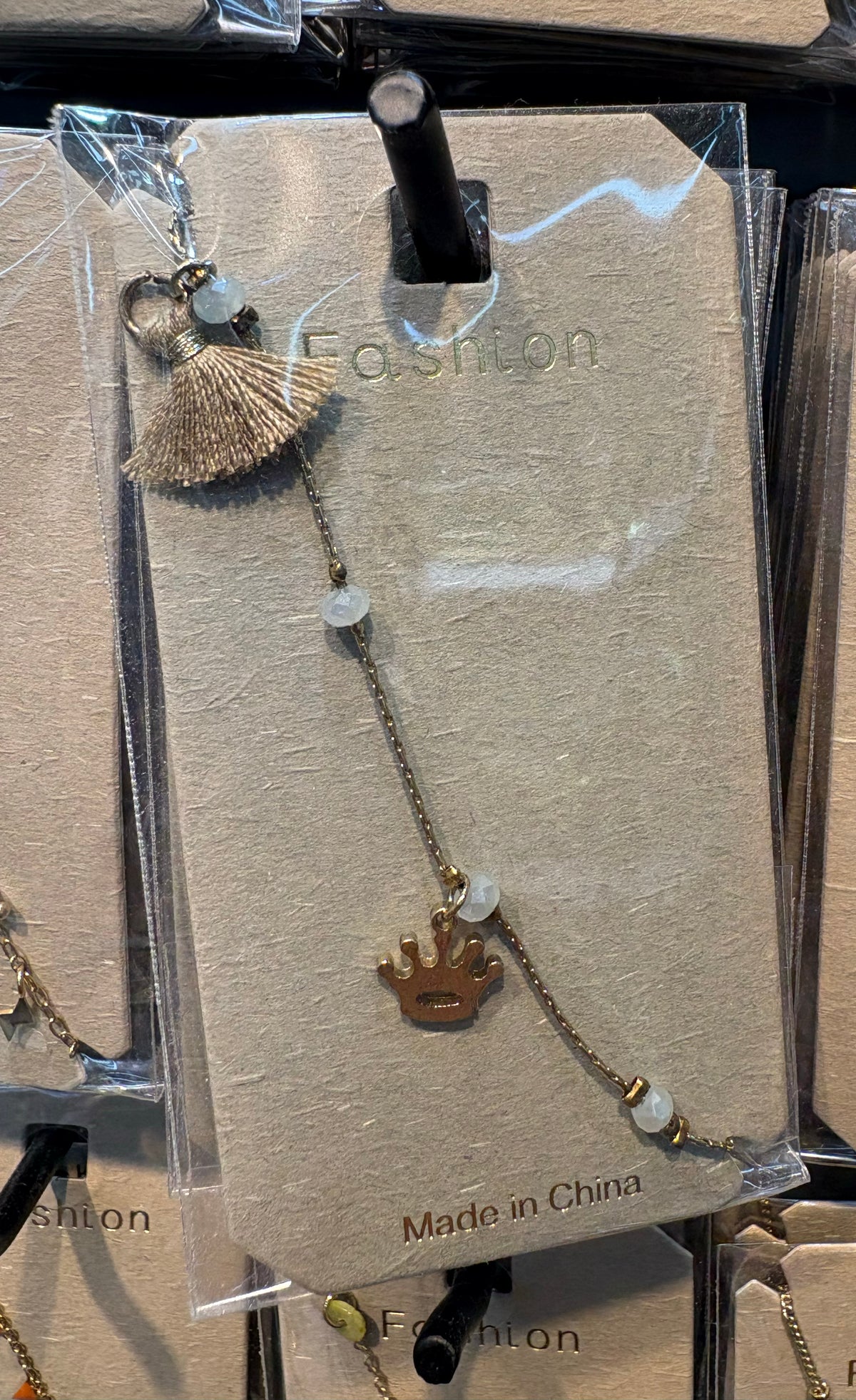 Hamsa Fan and Bead Bracelet - D-bracelets-0309
