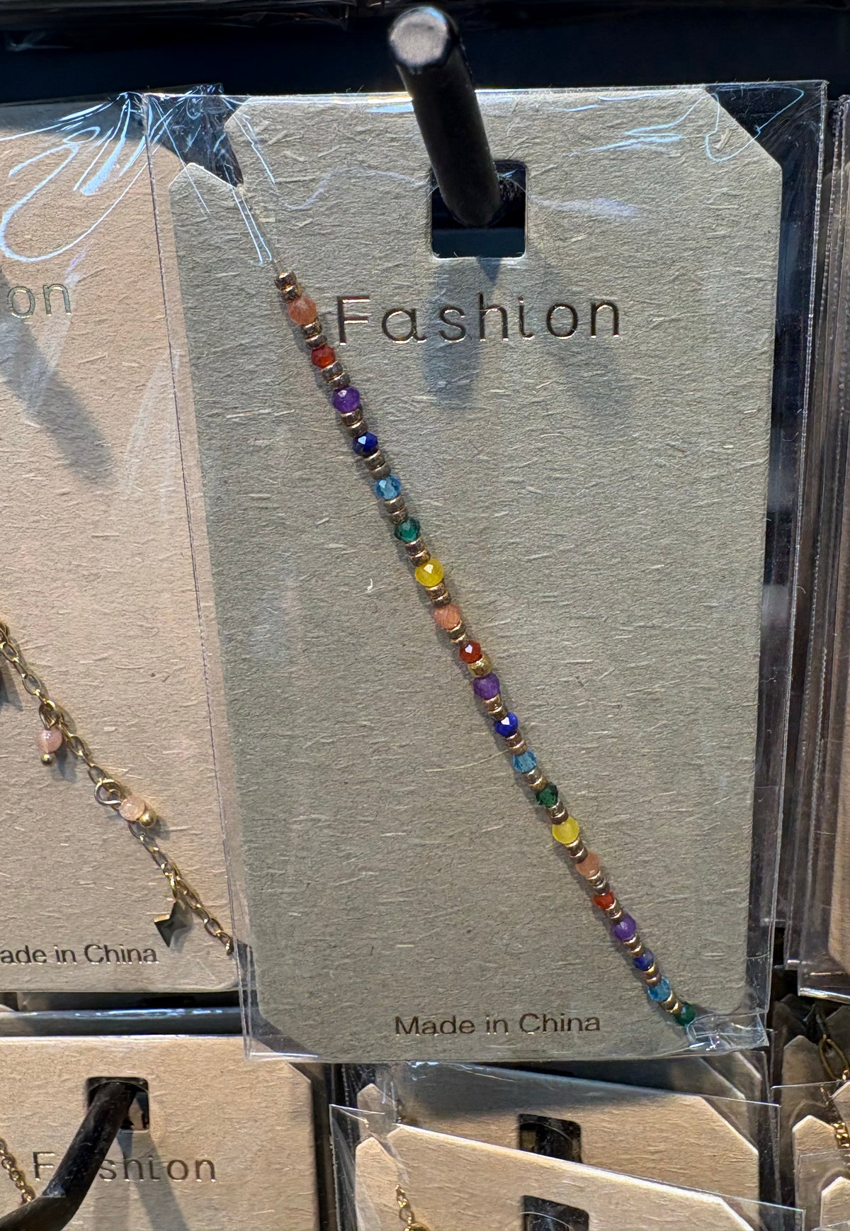 Rainbow Seed Bead Bracelet - D-bracelets-0313