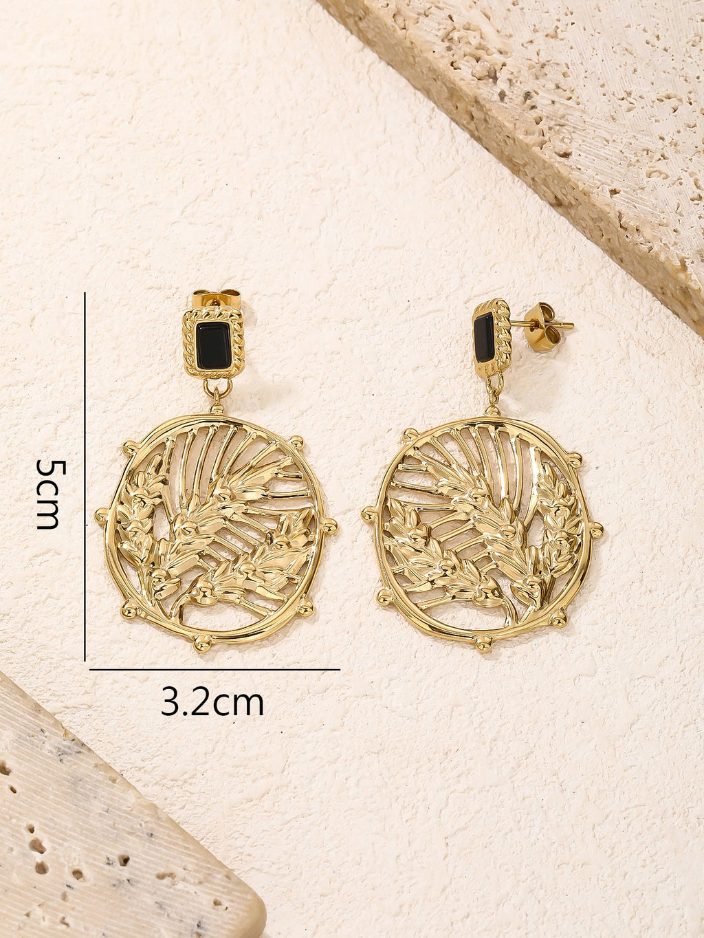 Bohemia Drop Dangle Earrings, Substantial 15.4g Boho Style