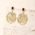 Bohemia Drop Dangle Earrings, Substantial 15.4g Boho Style