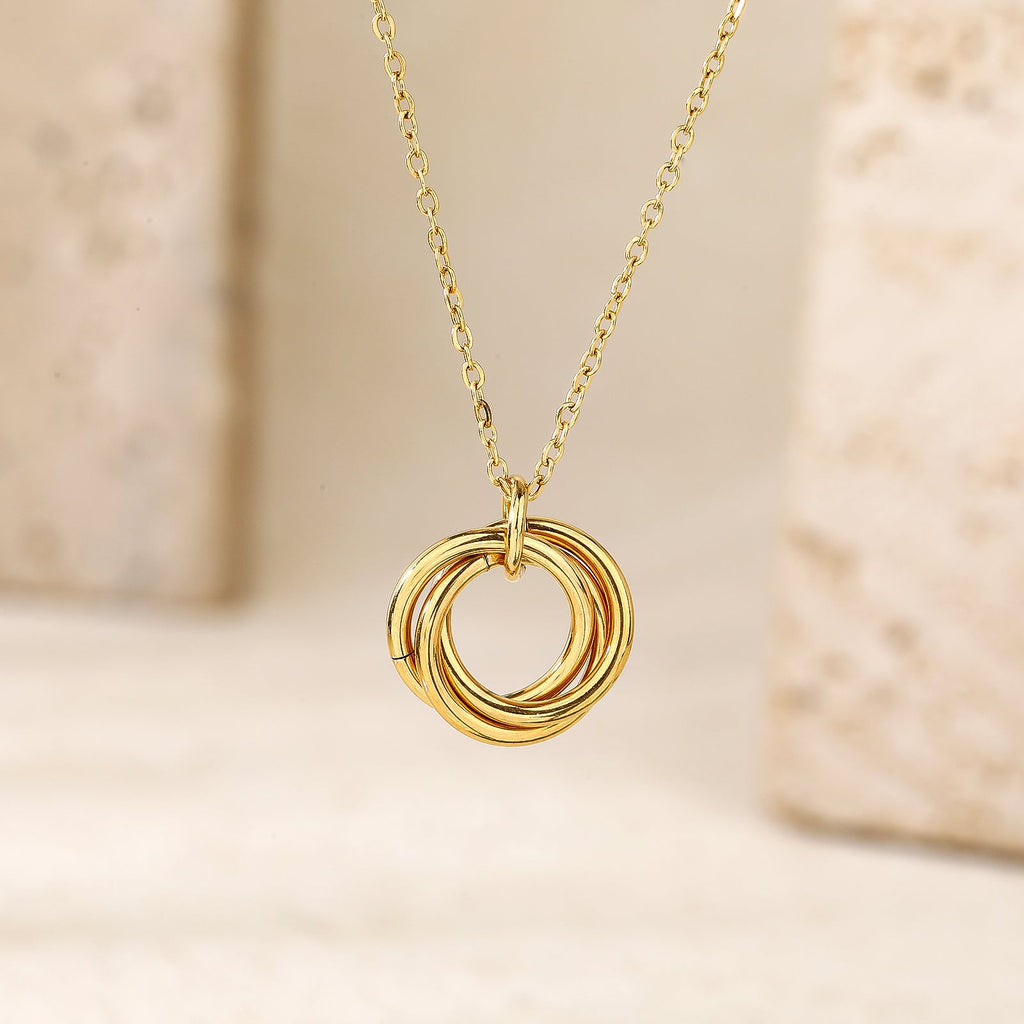 Compact Ring Holder Pendant Necklace