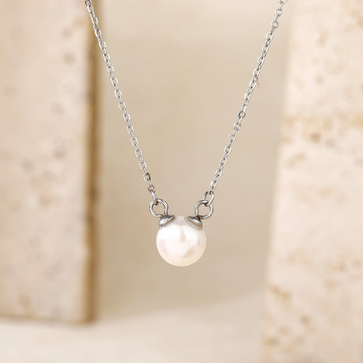 8mm Freshwater Pearl Chain Necklace