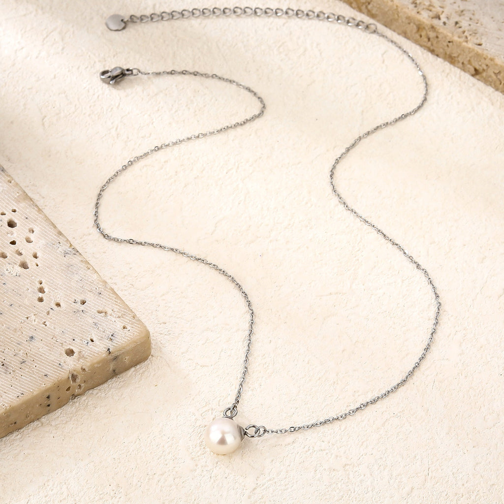 8mm Freshwater Pearl Chain Necklace