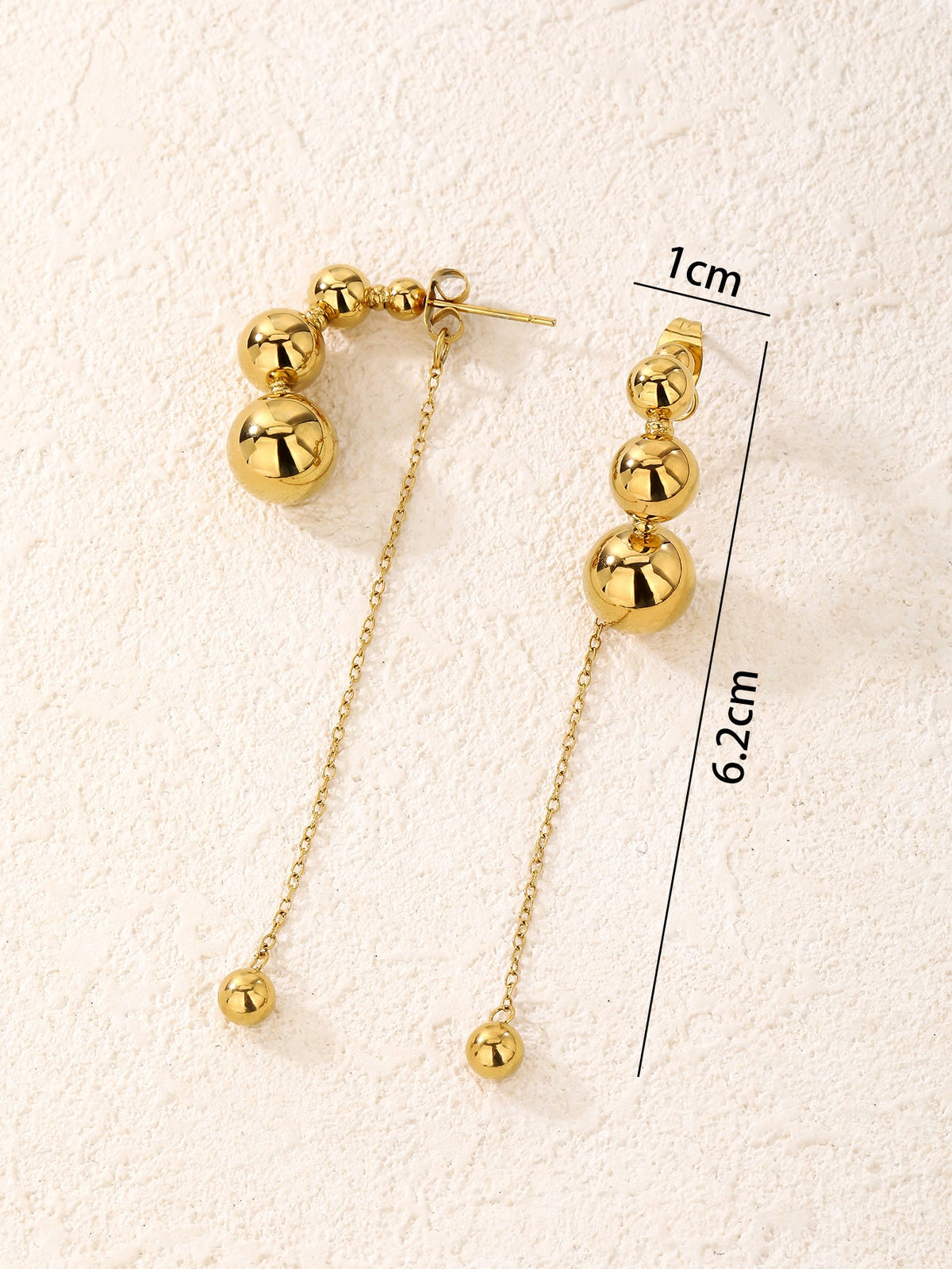 Organic Textured Tear Drop Statement Earrings, Sculptural 6cm