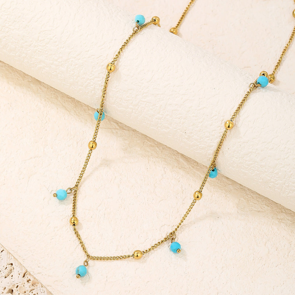 Bohemian Turquoise Gemstone Necklace