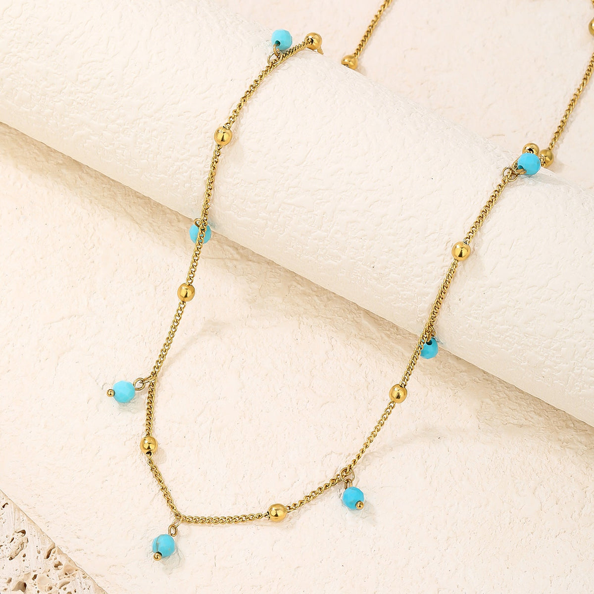 Bohemian Turquoise Gemstone Necklace