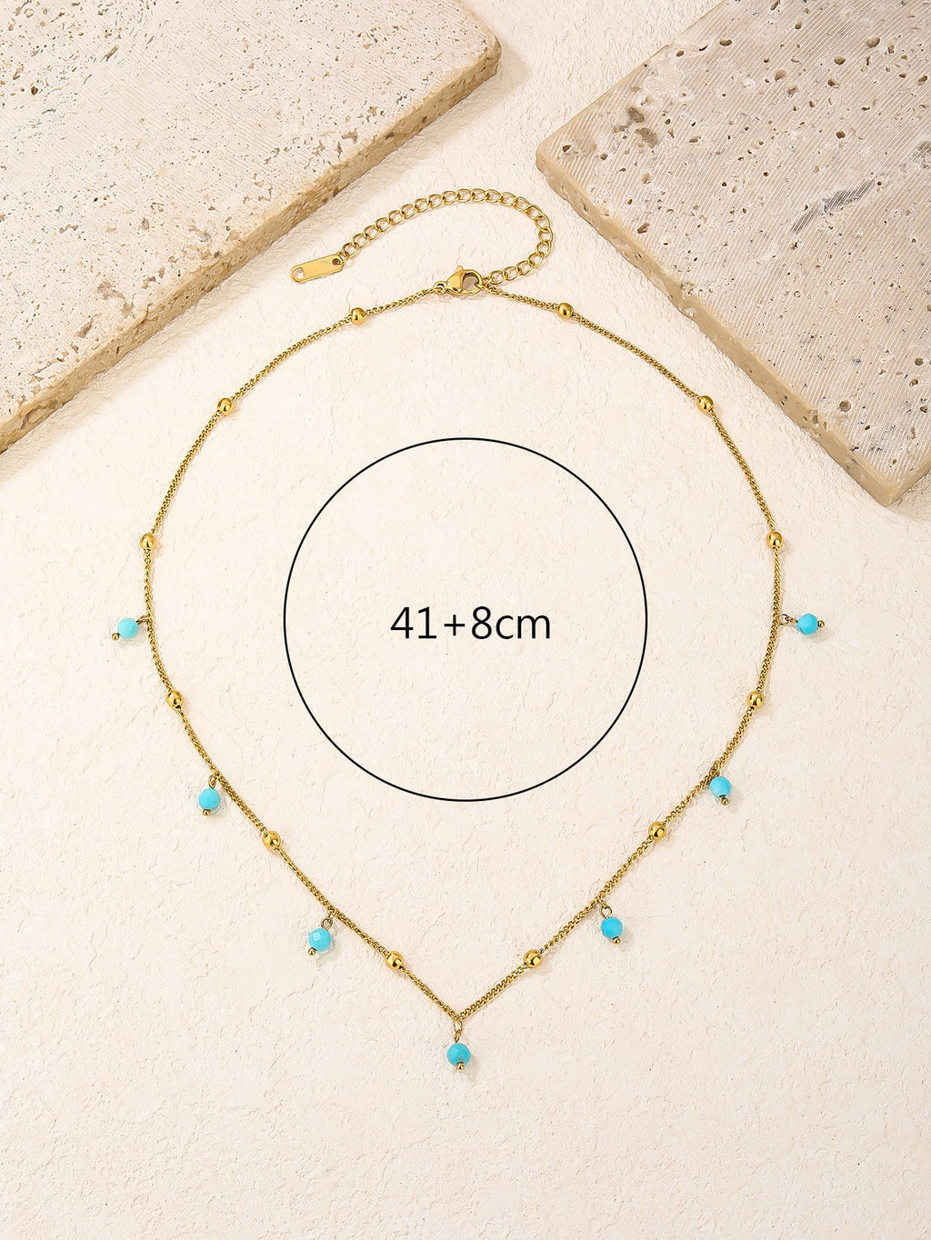 Bohemian Turquoise Gemstone Necklace