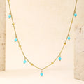 Bohemian Turquoise Gemstone Necklace
