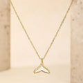 White Shell Fishtail Pendant Choker