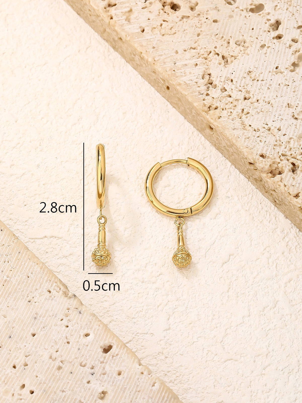 Adjustable Huggie Hoop Earrings, Secure All-Day Fit