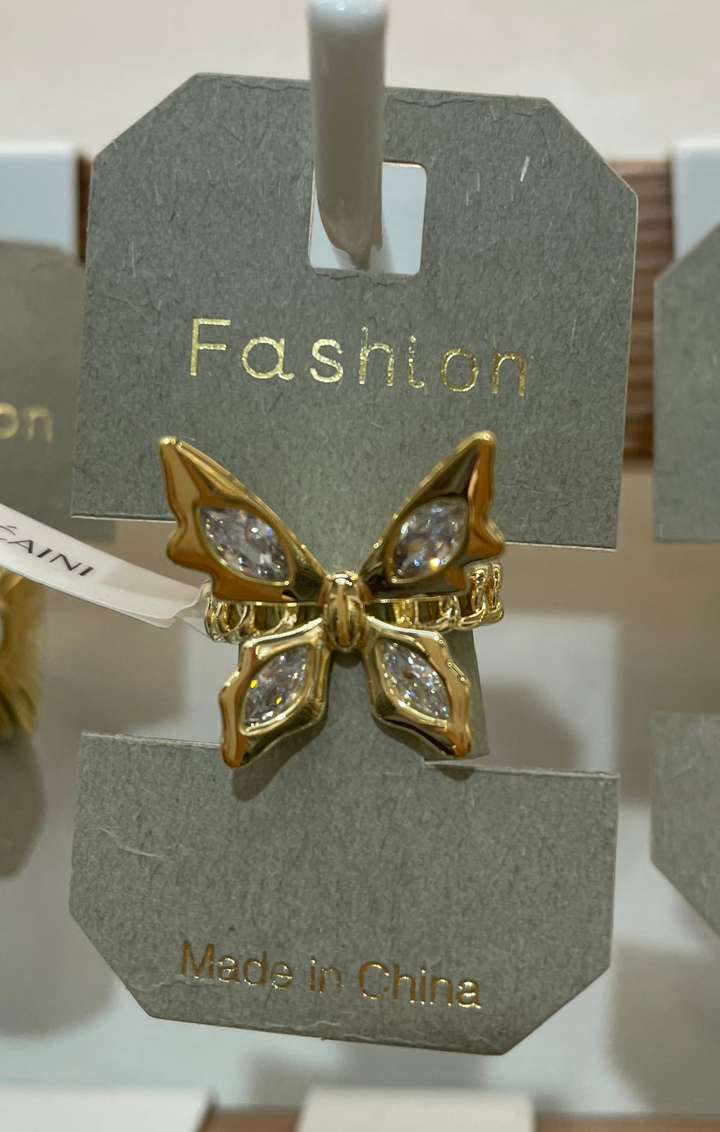 Openwork Butterfly Ring - W1-0018