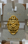 Oval Scrollwork Ring - W1-0025