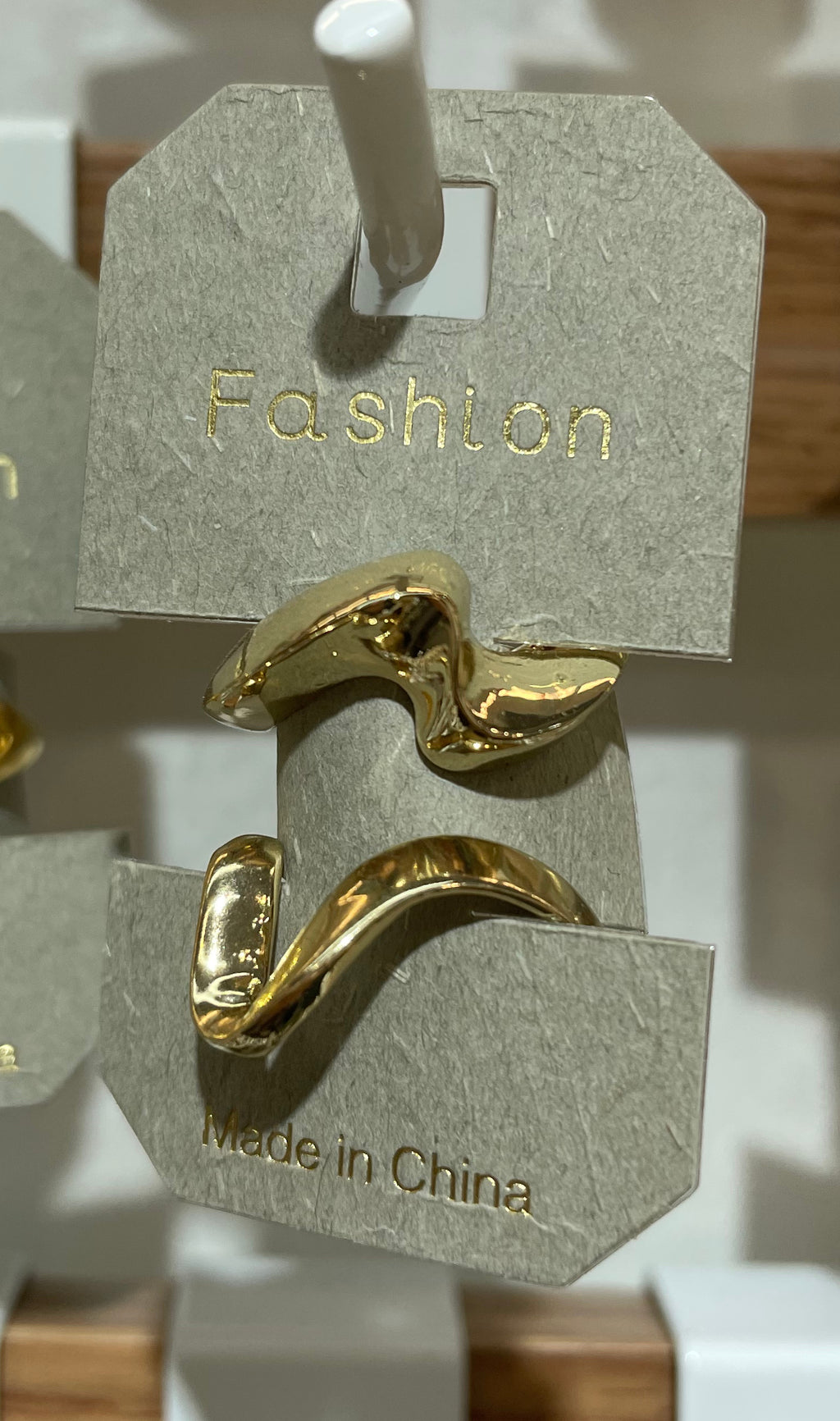 Wavy Sculptural Open Ring - W1-0028