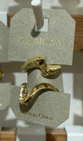 Wavy Sculptural Open Ring - W1-0028