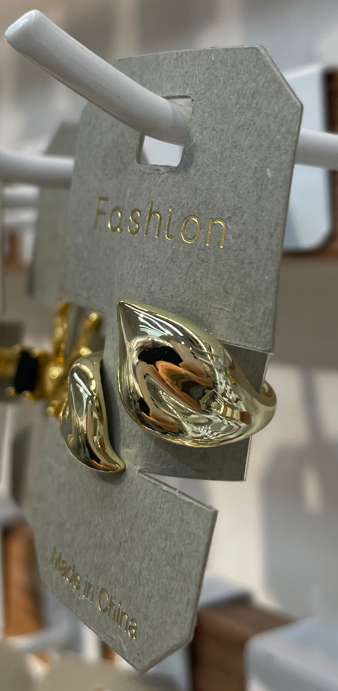 Teardrop Open Ring - W1-0035