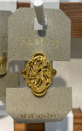 Oval Braided Filigree Ring - W1-0037