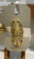 Elongated Sunburst Ring - W1-0040