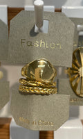 Sculptural Rope Stacking Rings - W1-0041