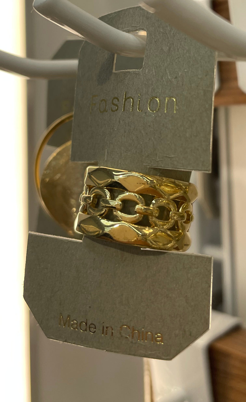 Chunky Open Chain Ring - W1-0044