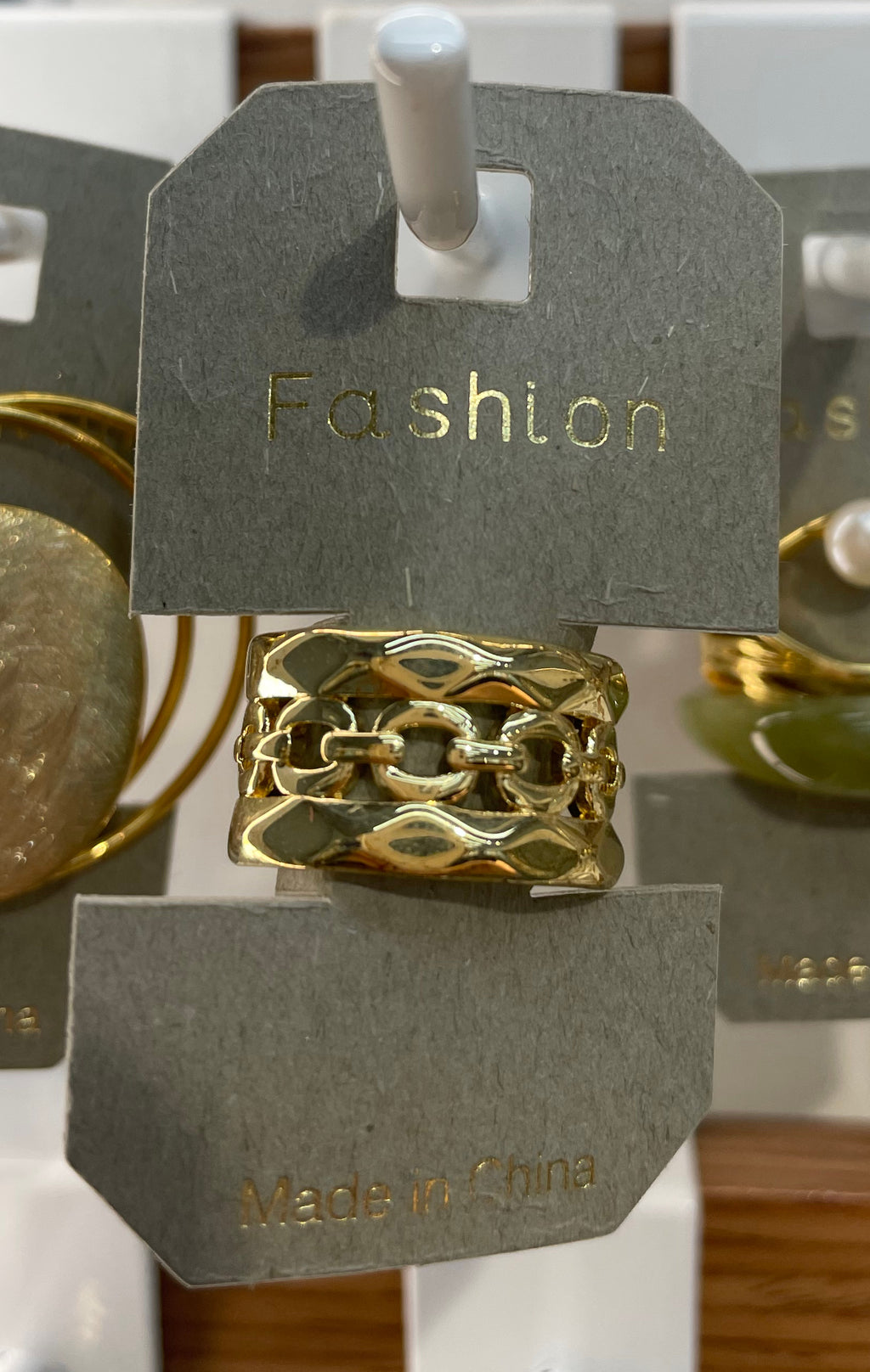 Chunky Open Chain Ring - W1-0044