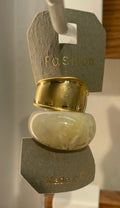 Cream Pebble Statement Rings - W1-0046