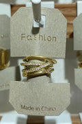 Crystal Crossover Ring - W1-0063