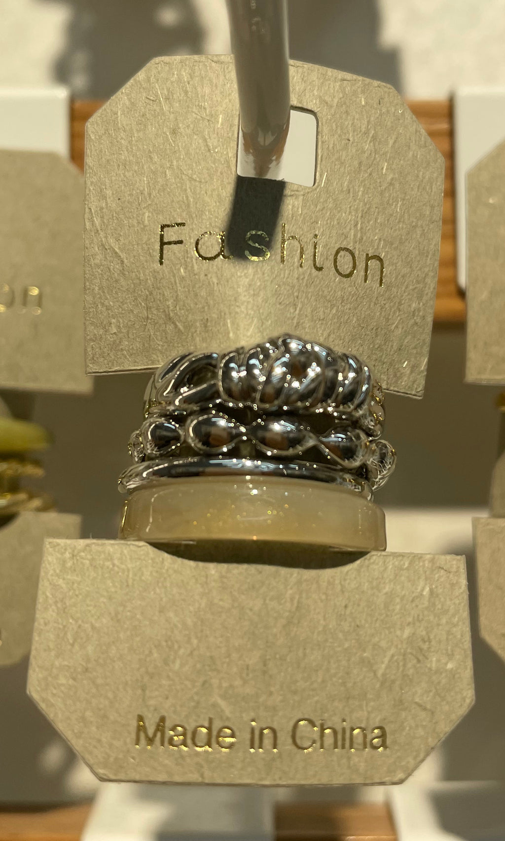 Antique Beaded Stacking Rings - W1-0077
